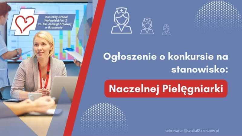 Oferta pracy na stanowisko Naczelna Pielęgniarki