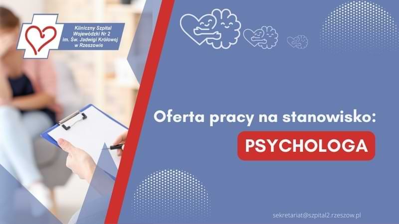 Oferta pracy na stanowisko psychologa